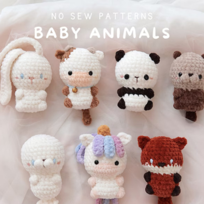 7 in 1 Baby Animals Crochet Patterns