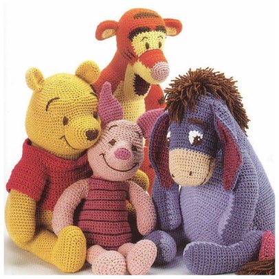 Winnie Pooh and Friends Crochet Pattern